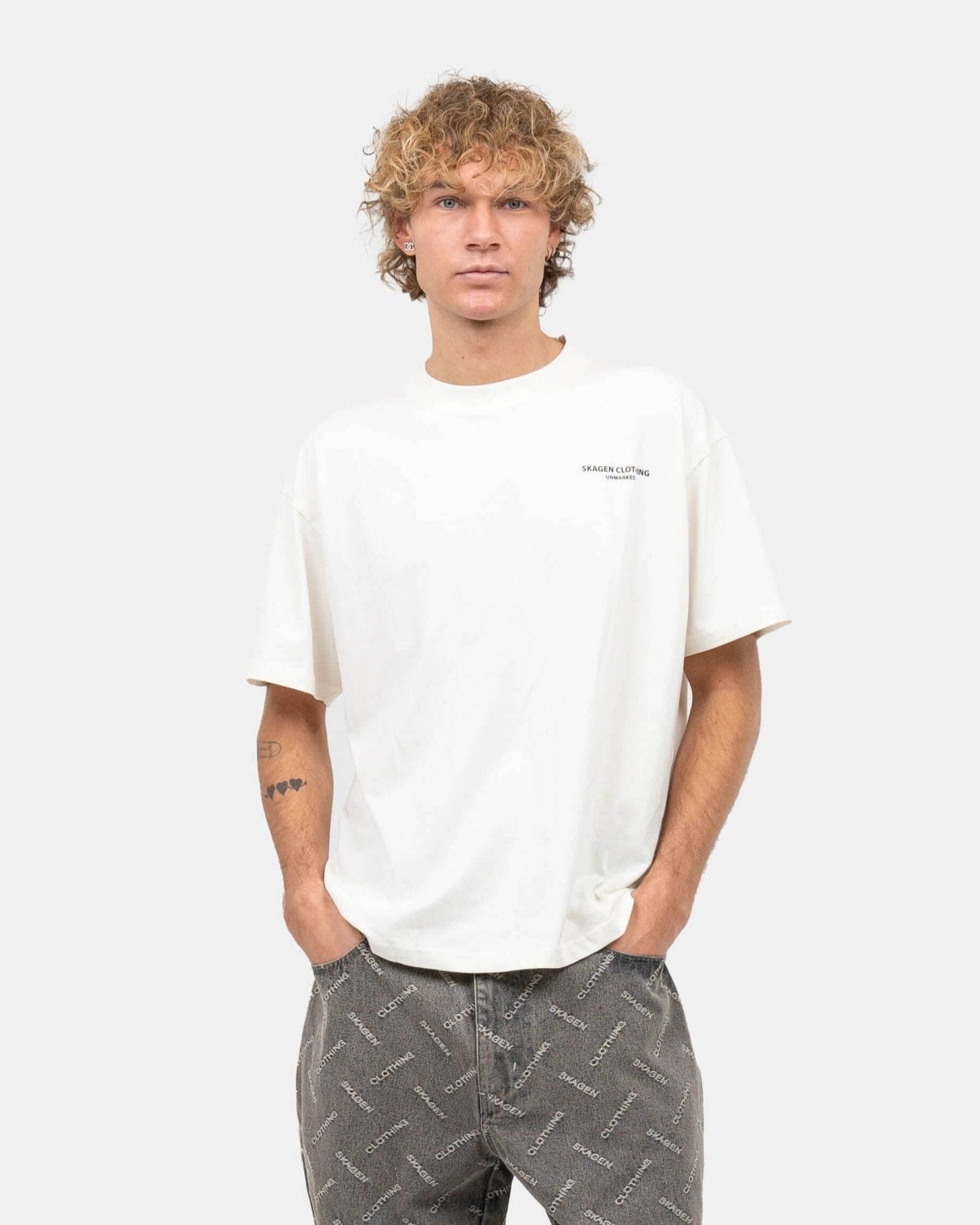 UNMARKED T-shirt White | Skagen - clothing.dk